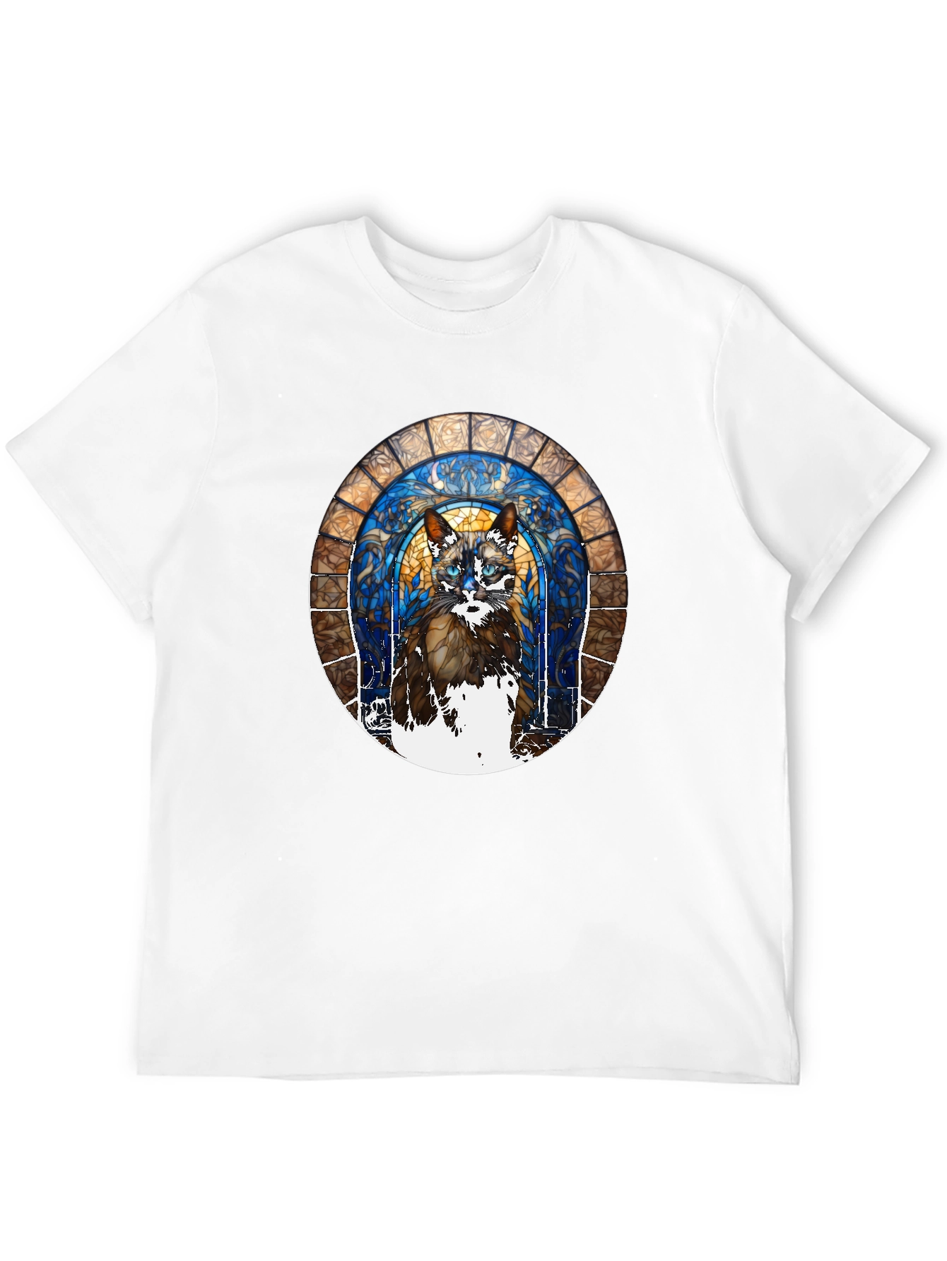 Stained Glass Cat T-Shirt