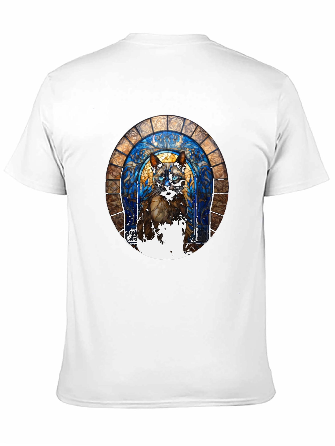 Stained Glass Cat T-Shirt