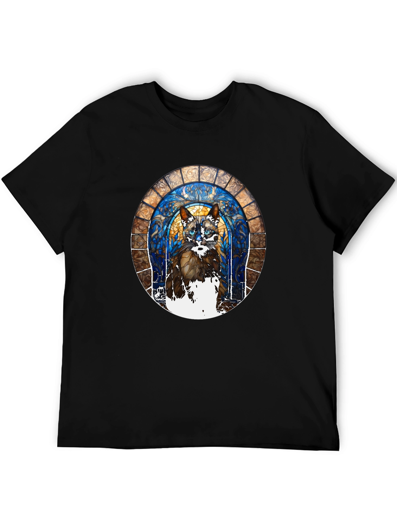 Stained Glass Cat T-Shirt
