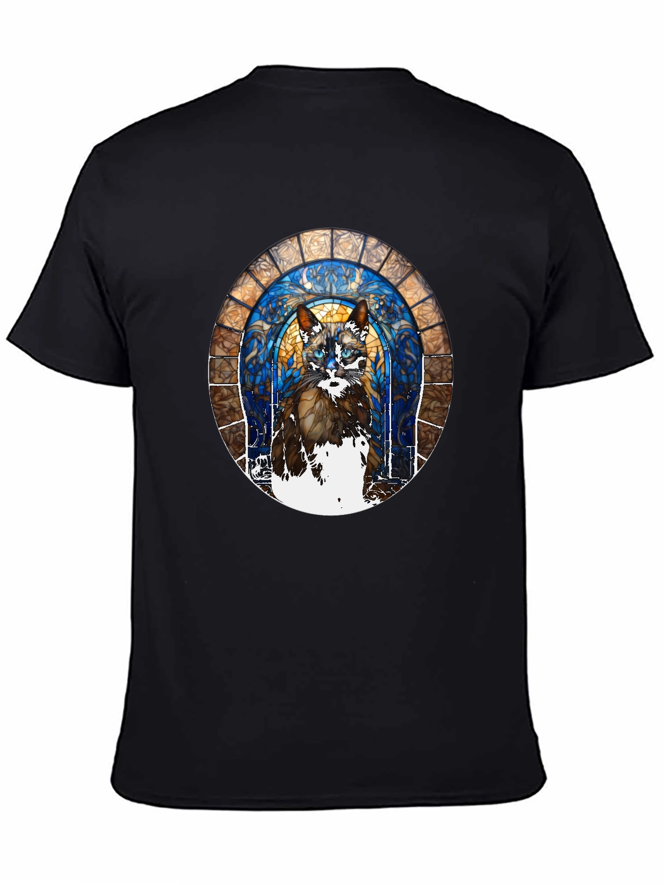 Stained Glass Cat T-Shirt