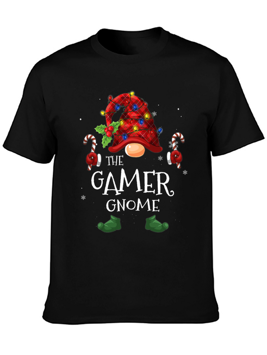 Gamer Gnome Christmas T-Shirt
