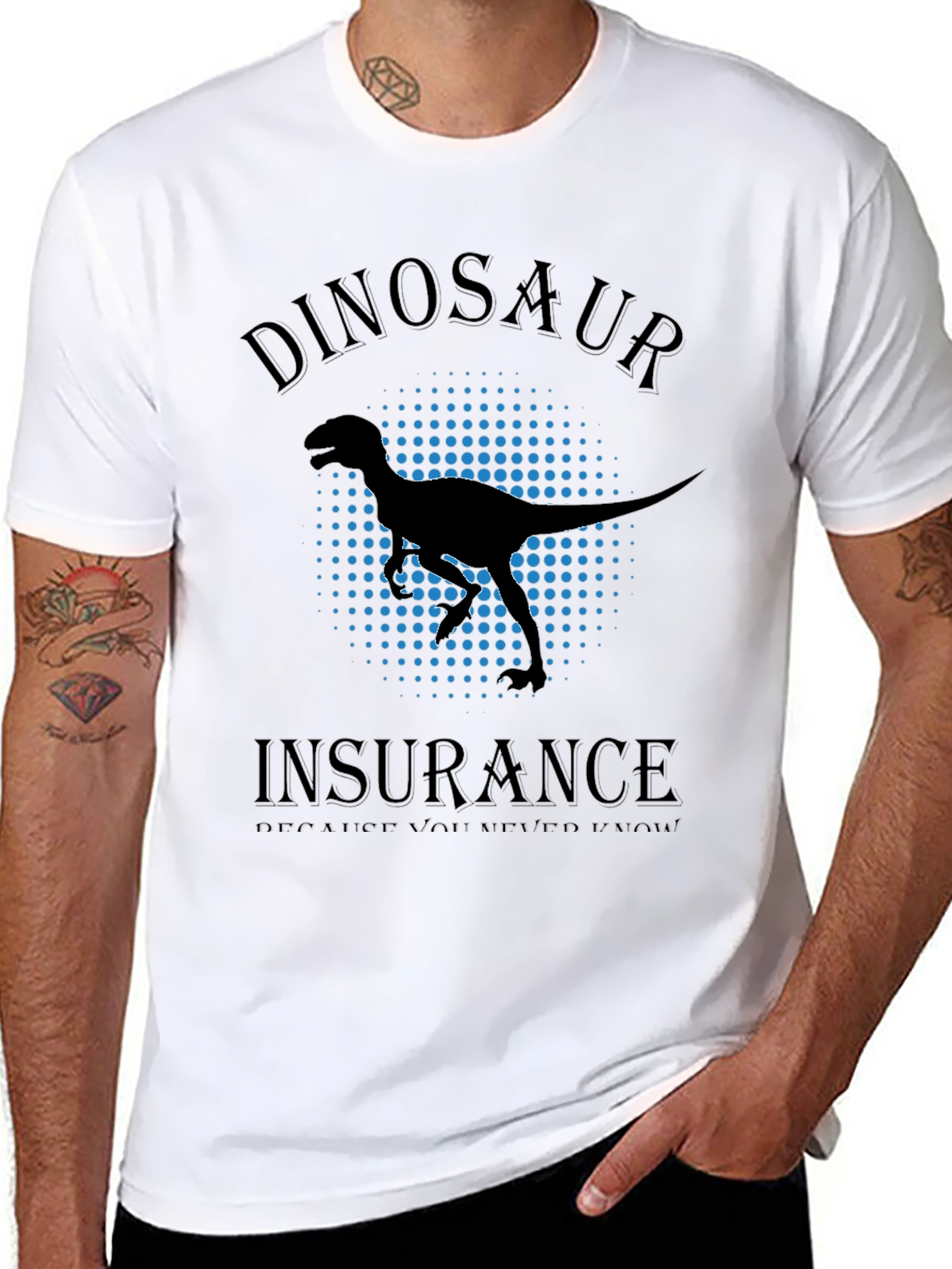 Dinosaur Insurance T-Shirt - Protect Yourself!