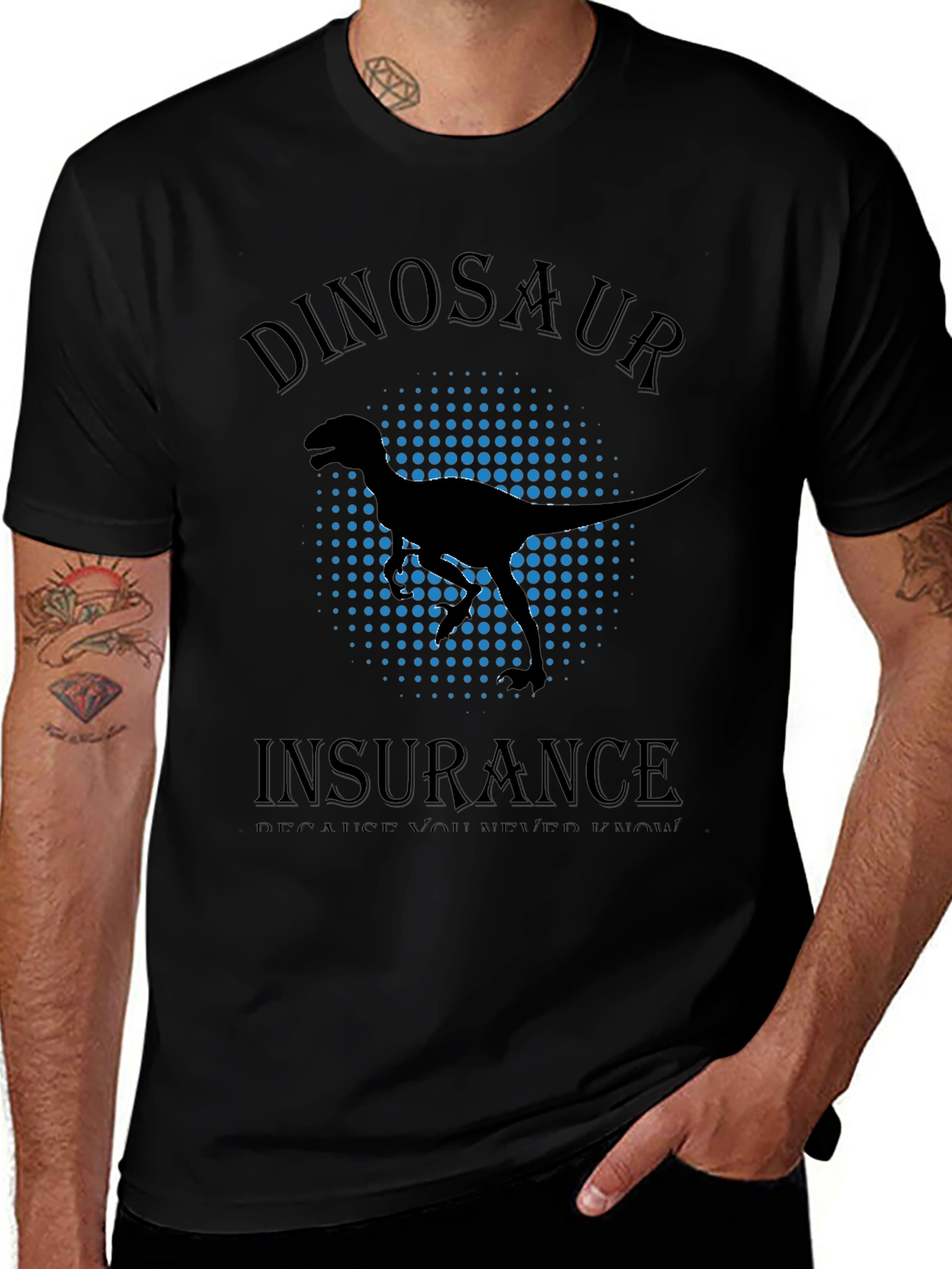 Dinosaur Insurance T-Shirt - Protect Yourself!