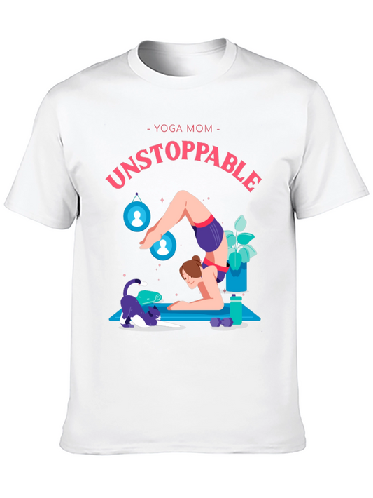 Yoga Mom Unstoppable Graphic Tee