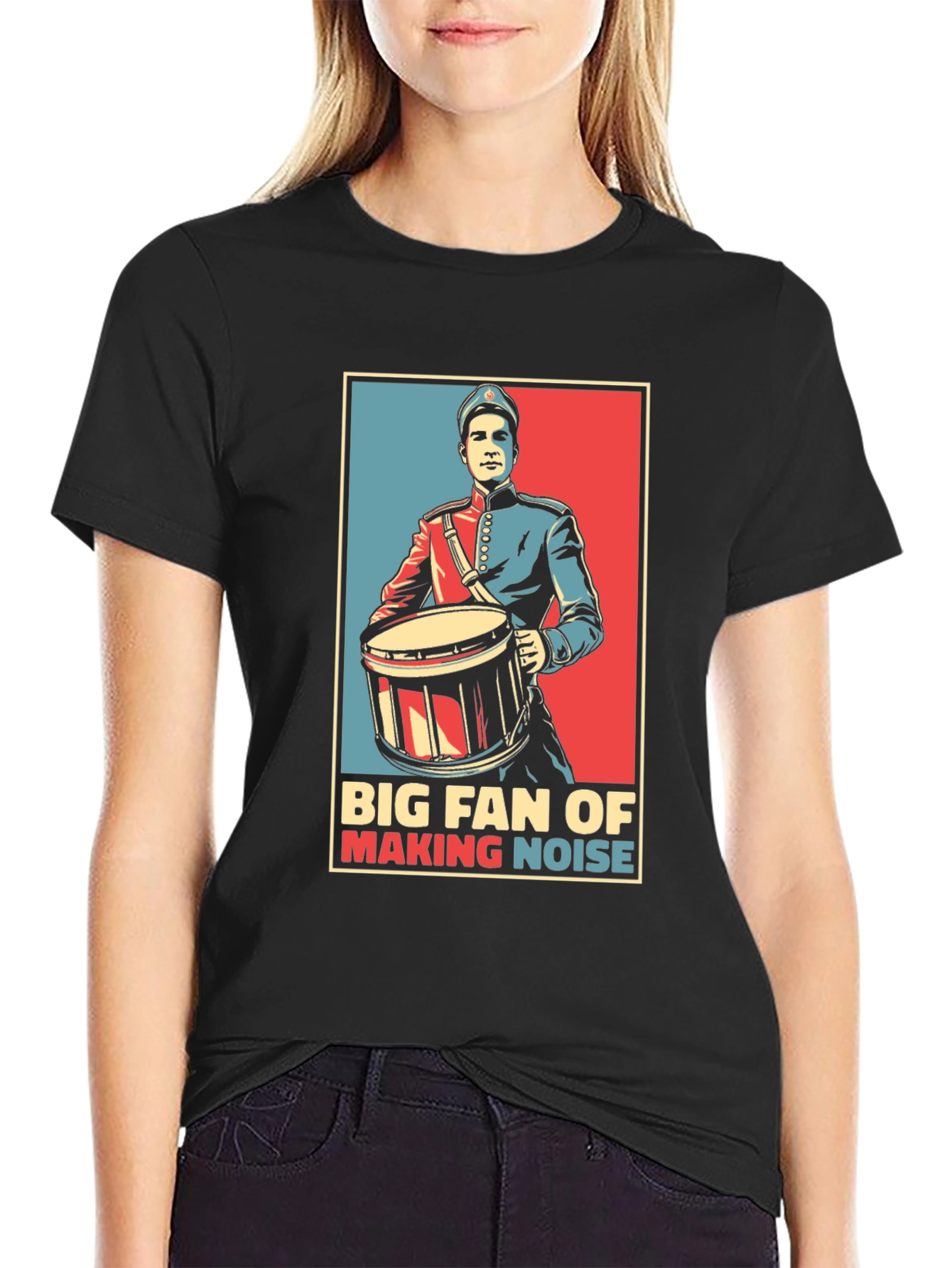 Big Fan of Making Noise Drummer T-Shirt