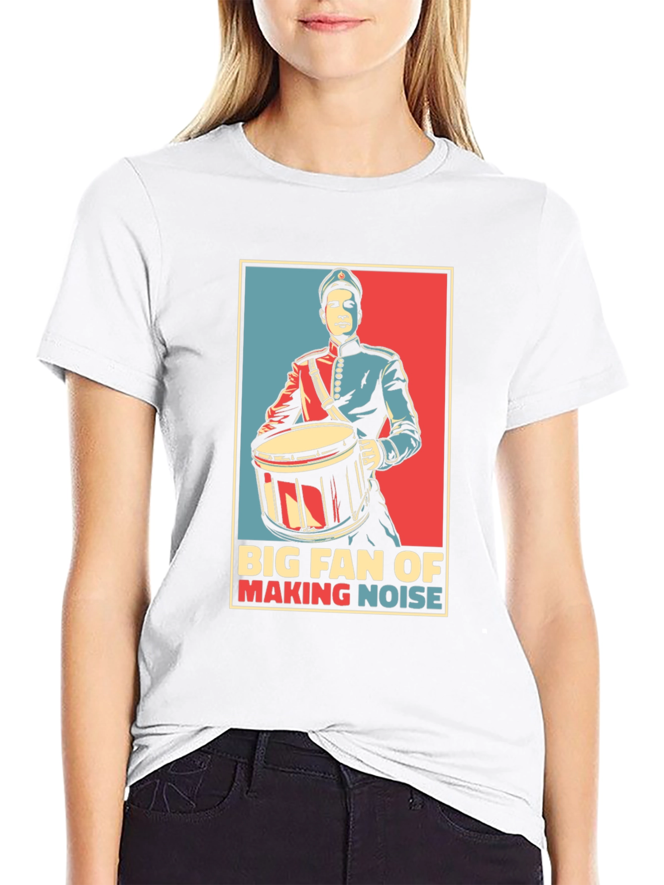 Big Fan of Making Noise Drummer T-Shirt