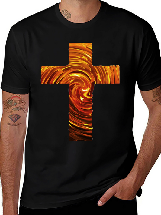 Fiery Cross Graphic Tee - Bold Christian Apparel