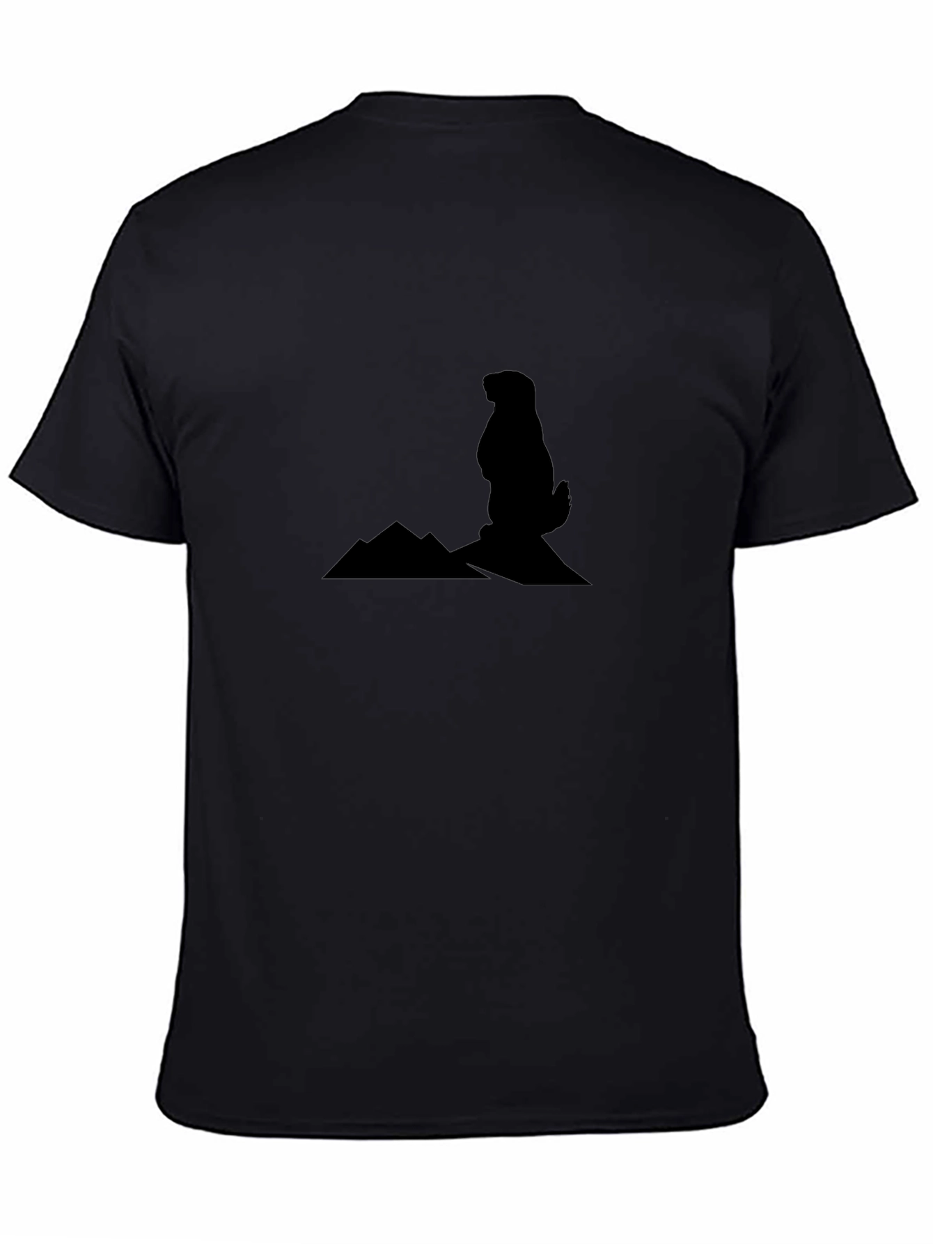 Groundhog Mountain Tee - Mens Black Graphic T-Shirt