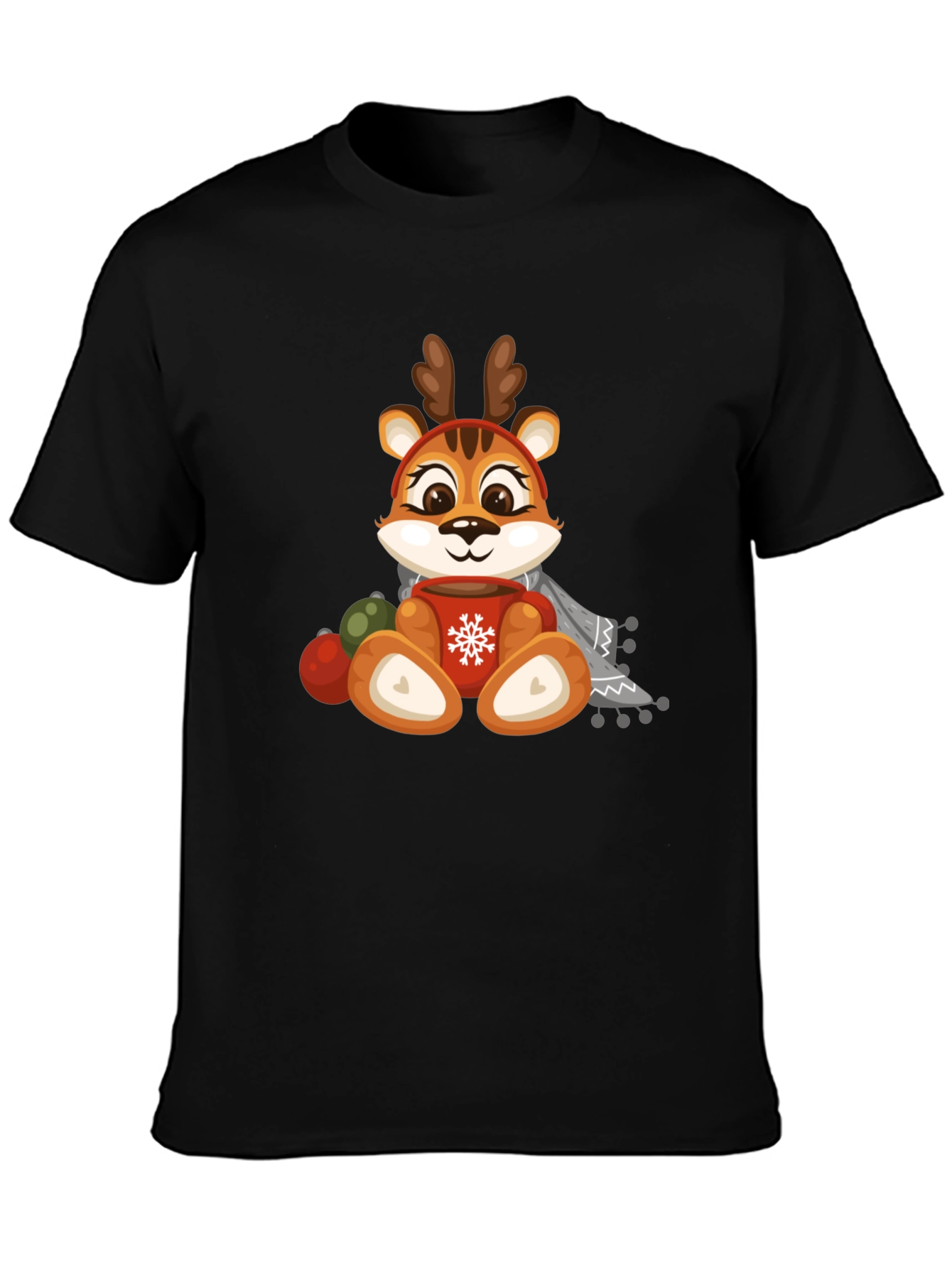 Festive Reindeer Cocoa T-Shirt