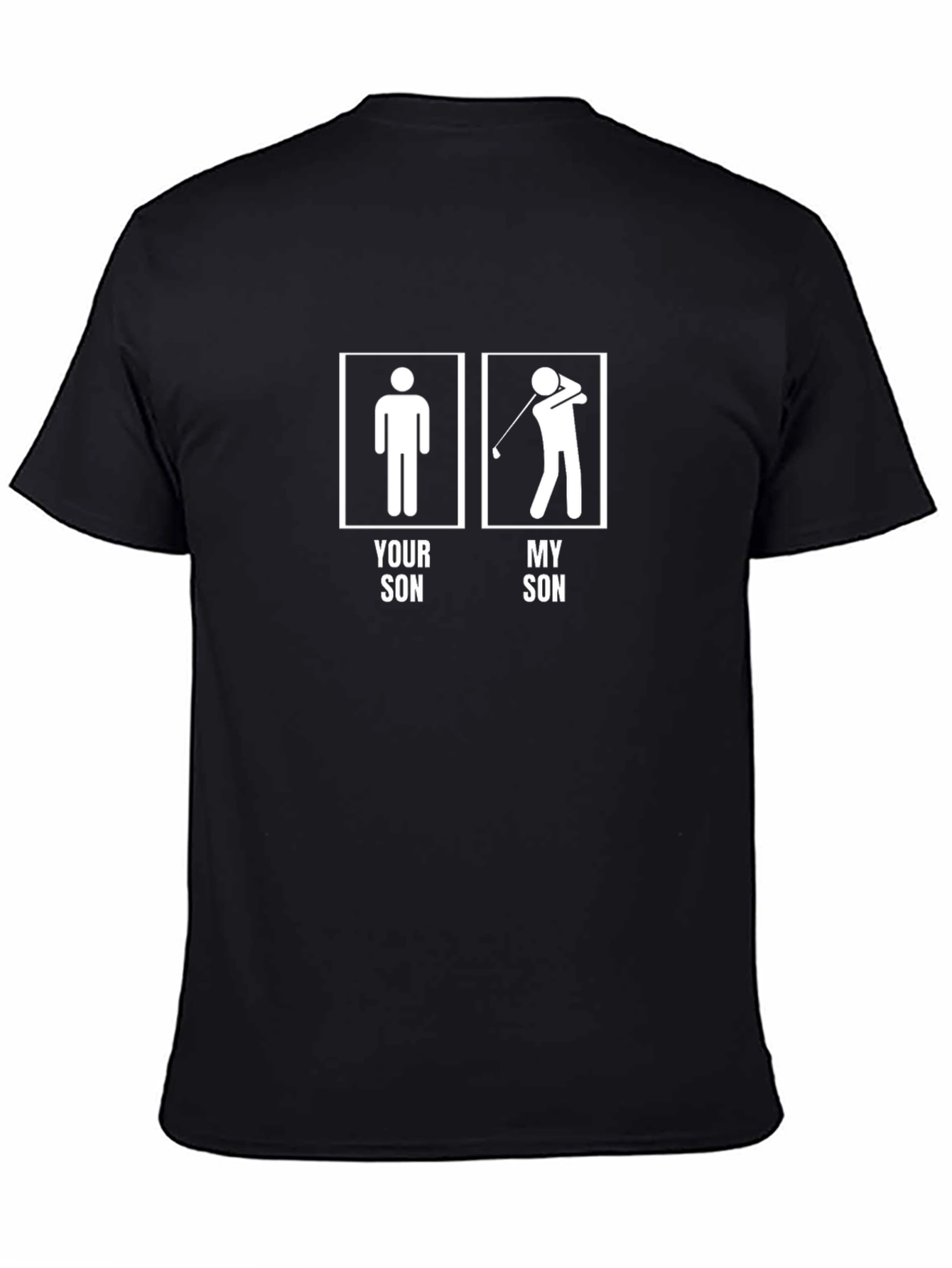 Funny Golf T-Shirt: Your Son vs. My Son