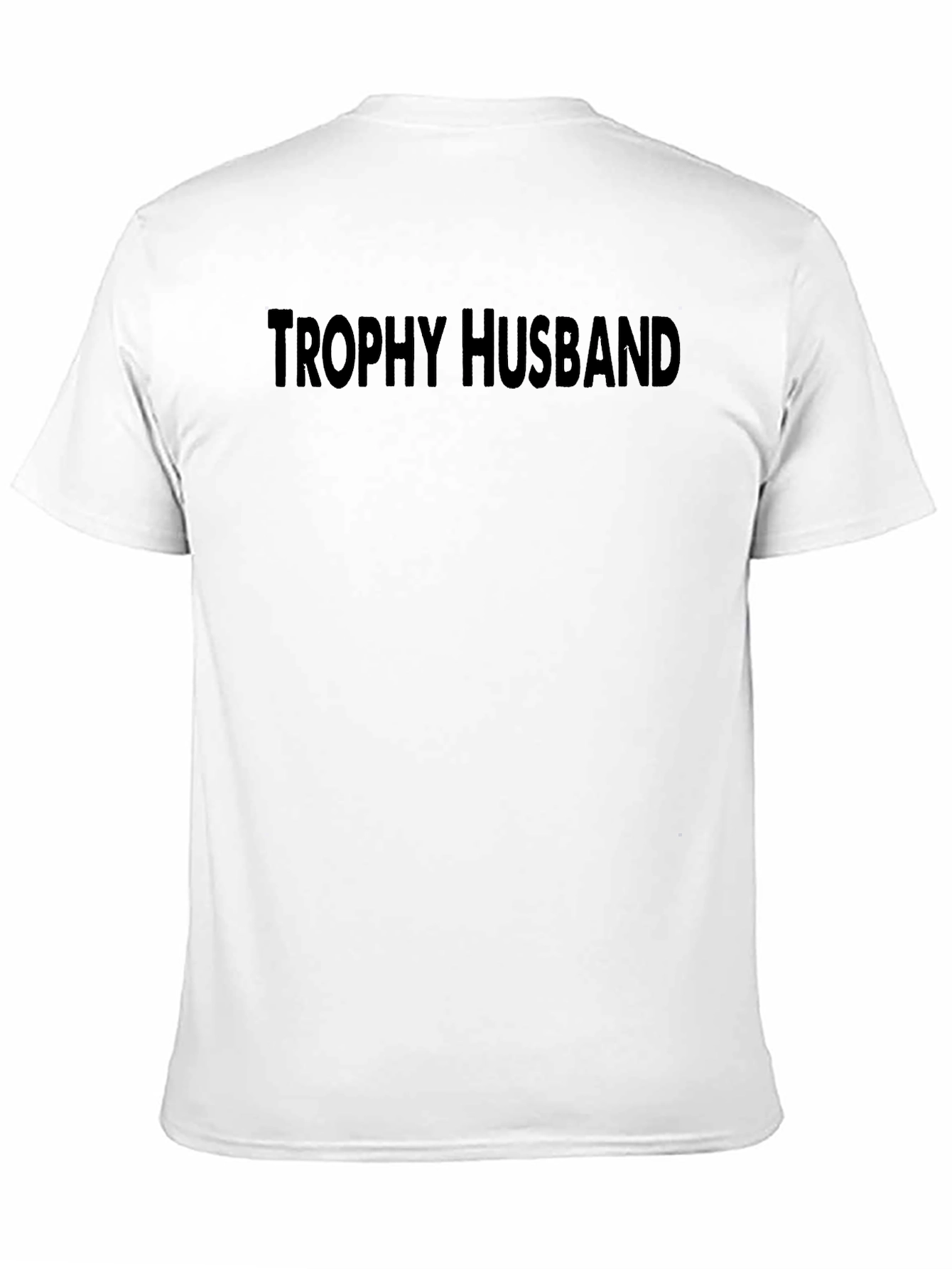 Trophy Husband Black Graphic T-Shirt