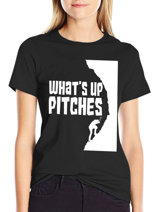 Whats Up Pitches Climbing T-Shirt - Black