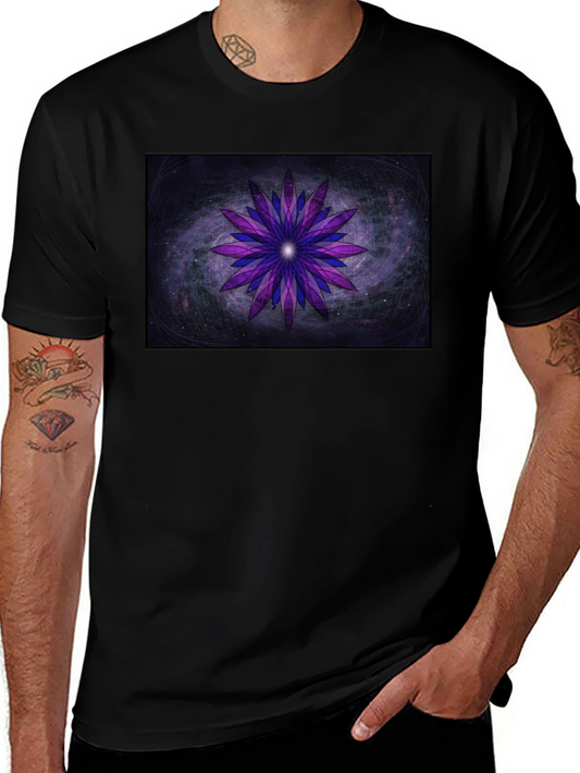 Galaxy Flower Graphic T-Shirt - Unique Design