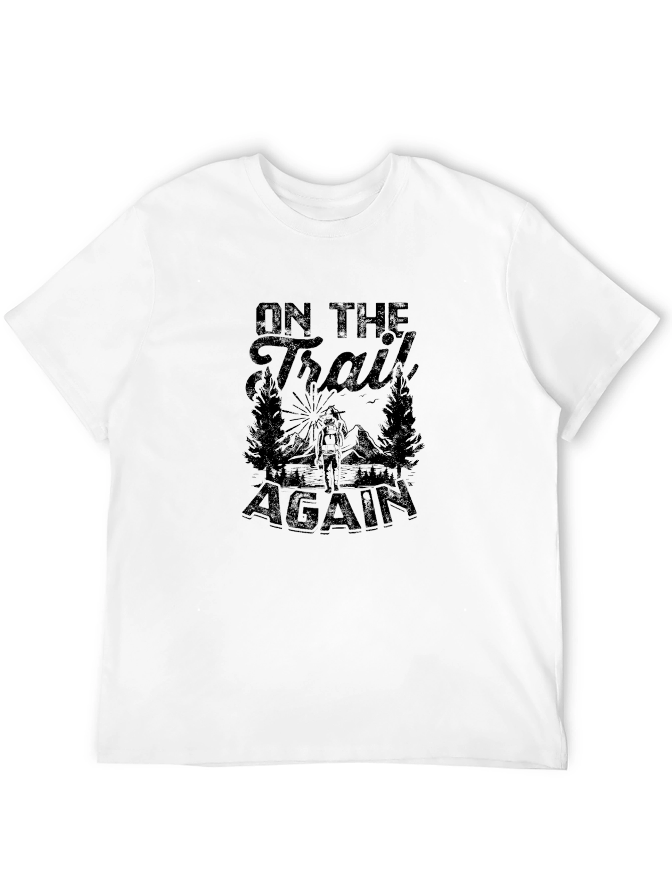 On the Trail Again Black T-Shirt
