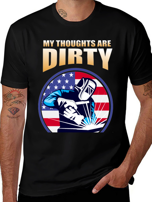 My Thoughts are Dirty Welder T-Shirt