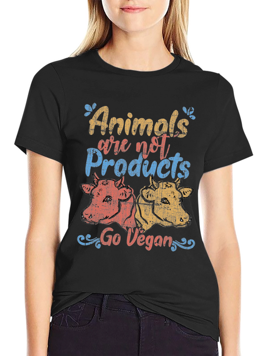 Animals Are Not Products T-Shirt - Vegan Tee