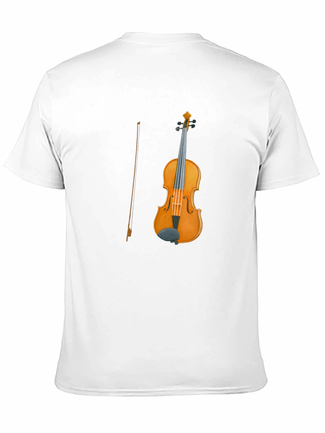Violin Graphic Tee | Classic Instrument Design T-Shirt