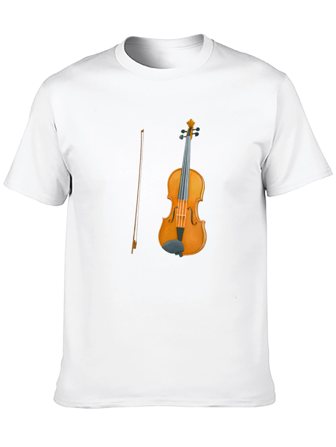 Violin Graphic Tee | Classic Instrument Design T-Shirt