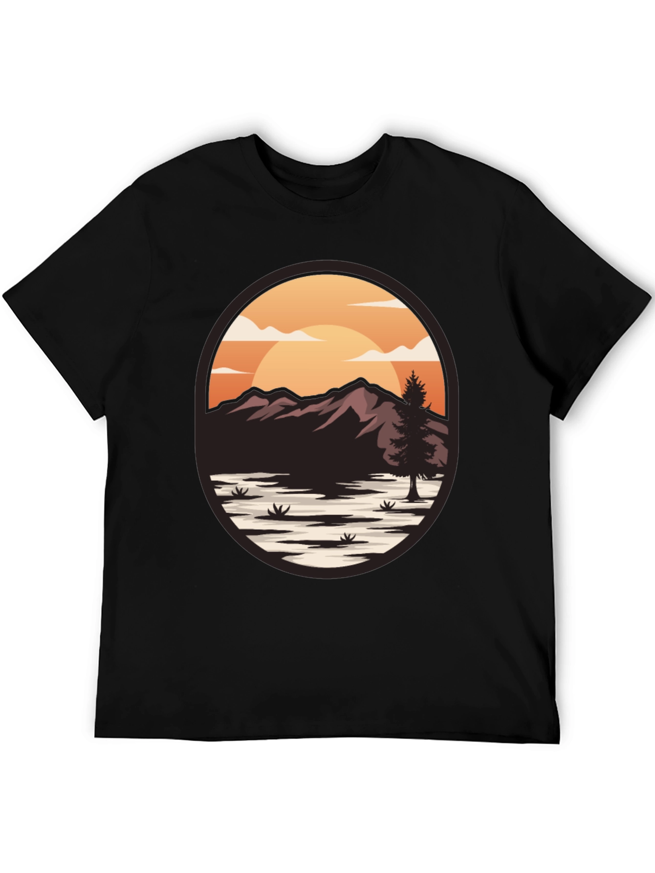 Nature Vista Graphic Tee - Stylish Comfort