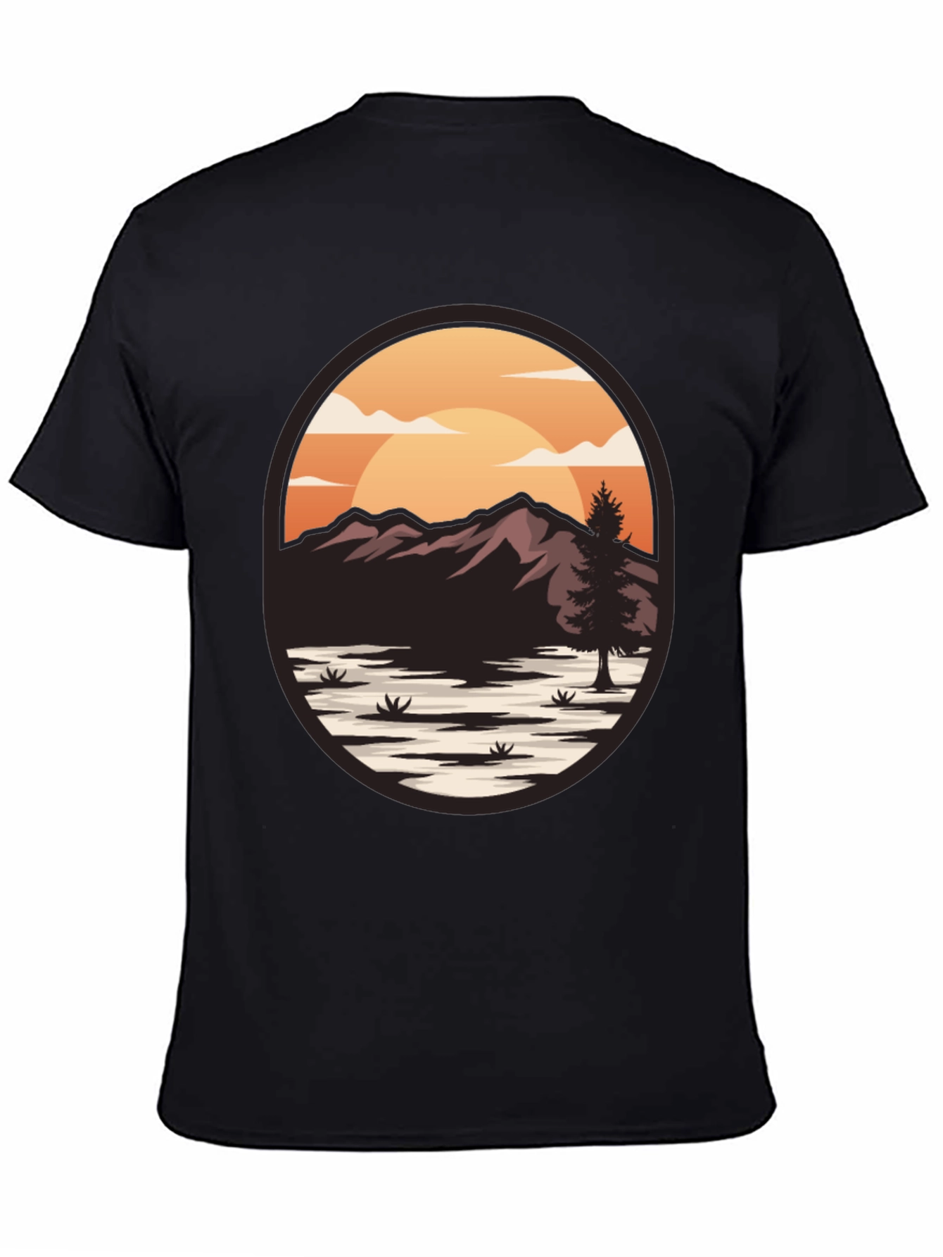 Nature Vista Graphic Tee - Stylish Comfort