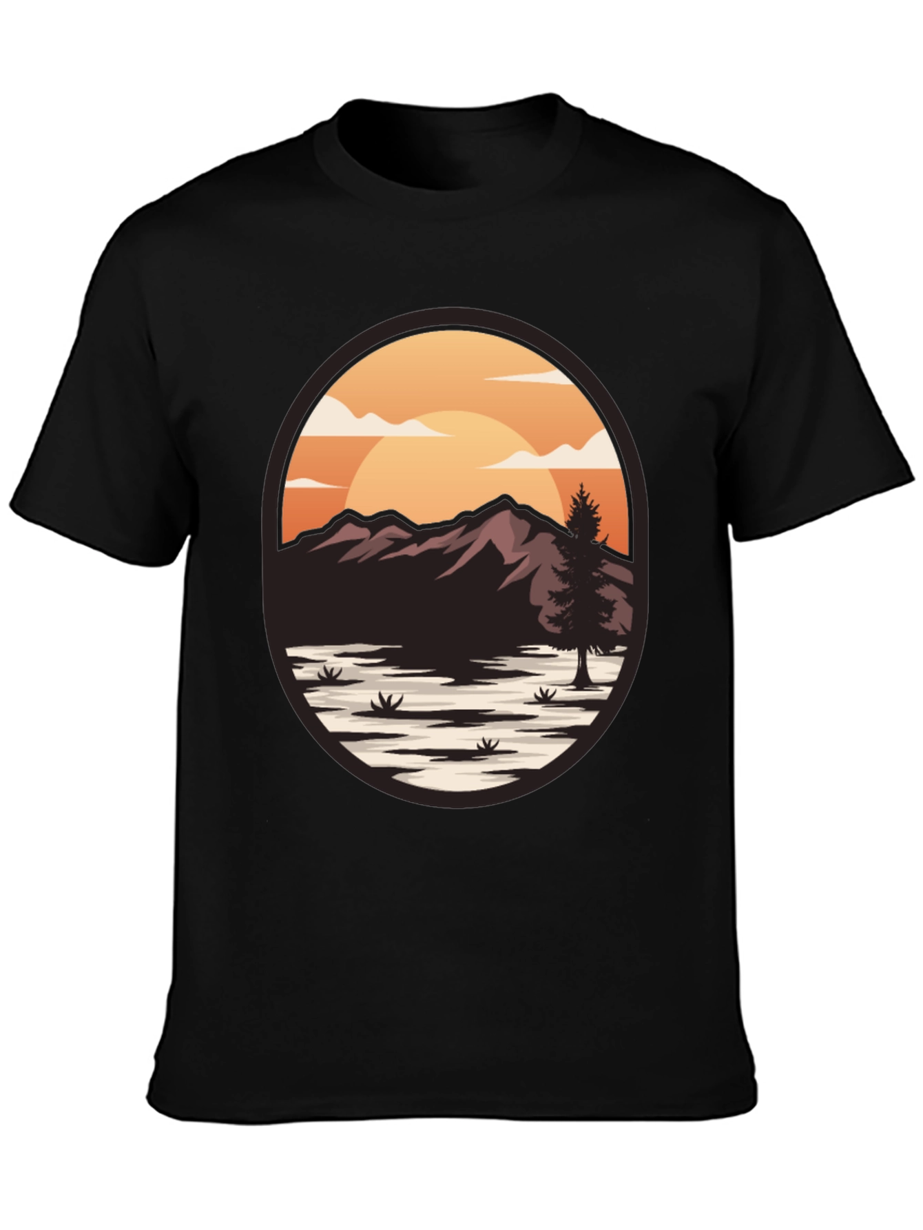 Nature Vista Graphic Tee - Stylish Comfort