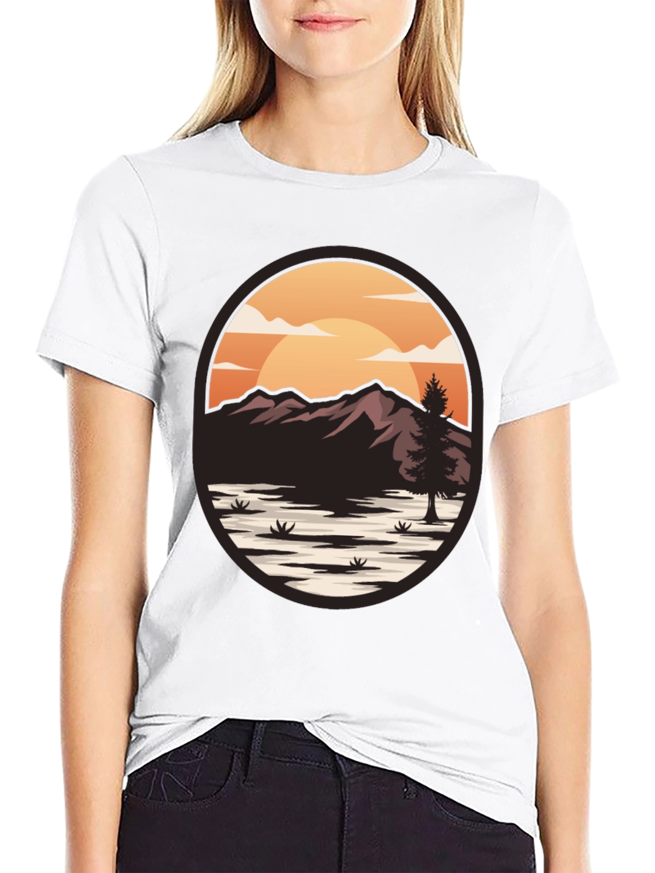 Nature Vista Graphic Tee - Stylish Comfort
