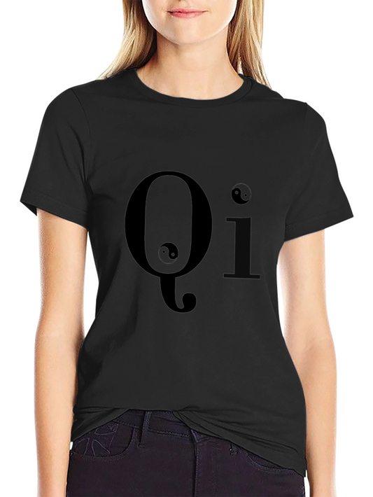 Qi Yin Yang Black T-Shirt