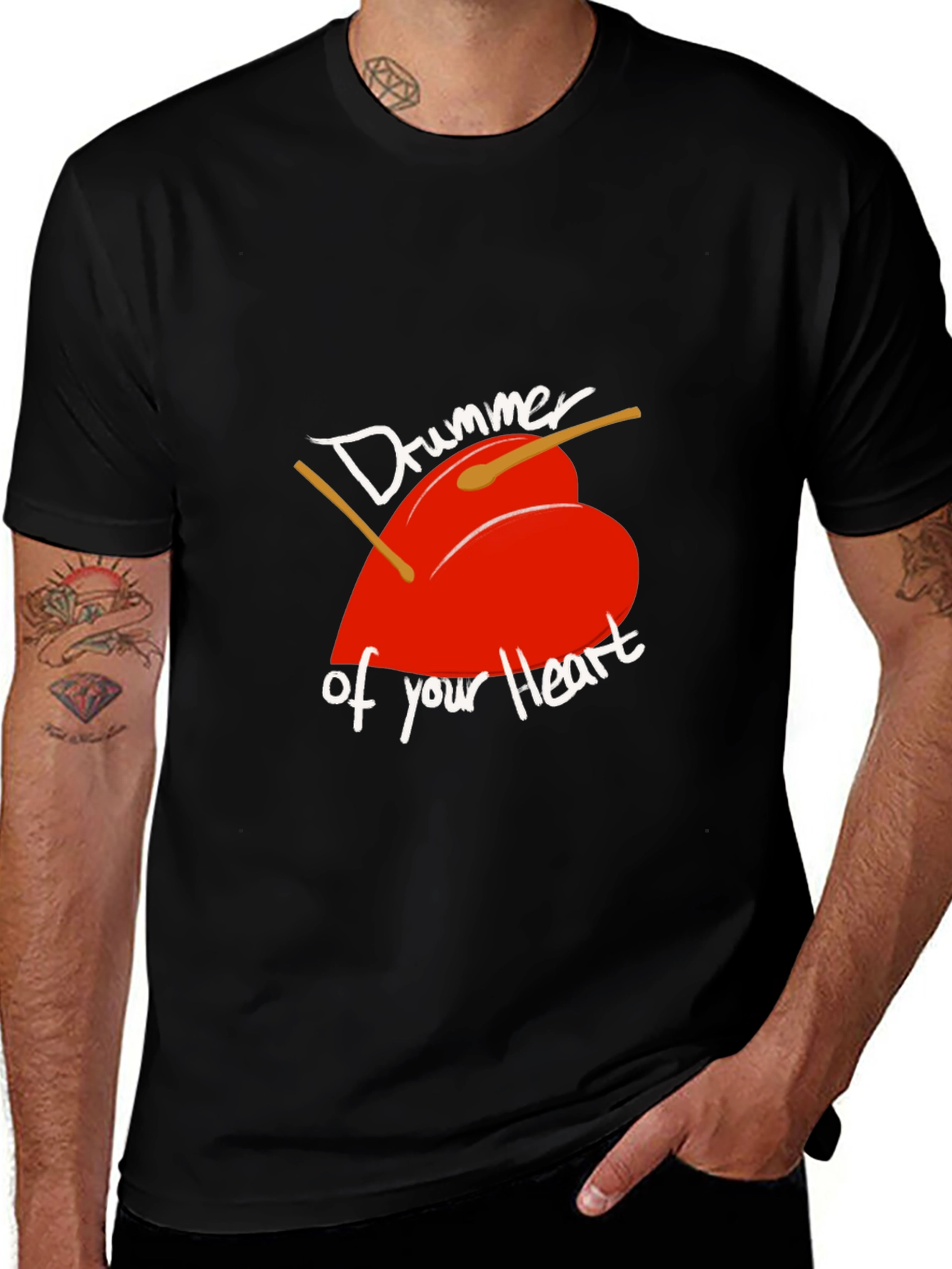 Drummer of Your Heart Graphic T-Shirt