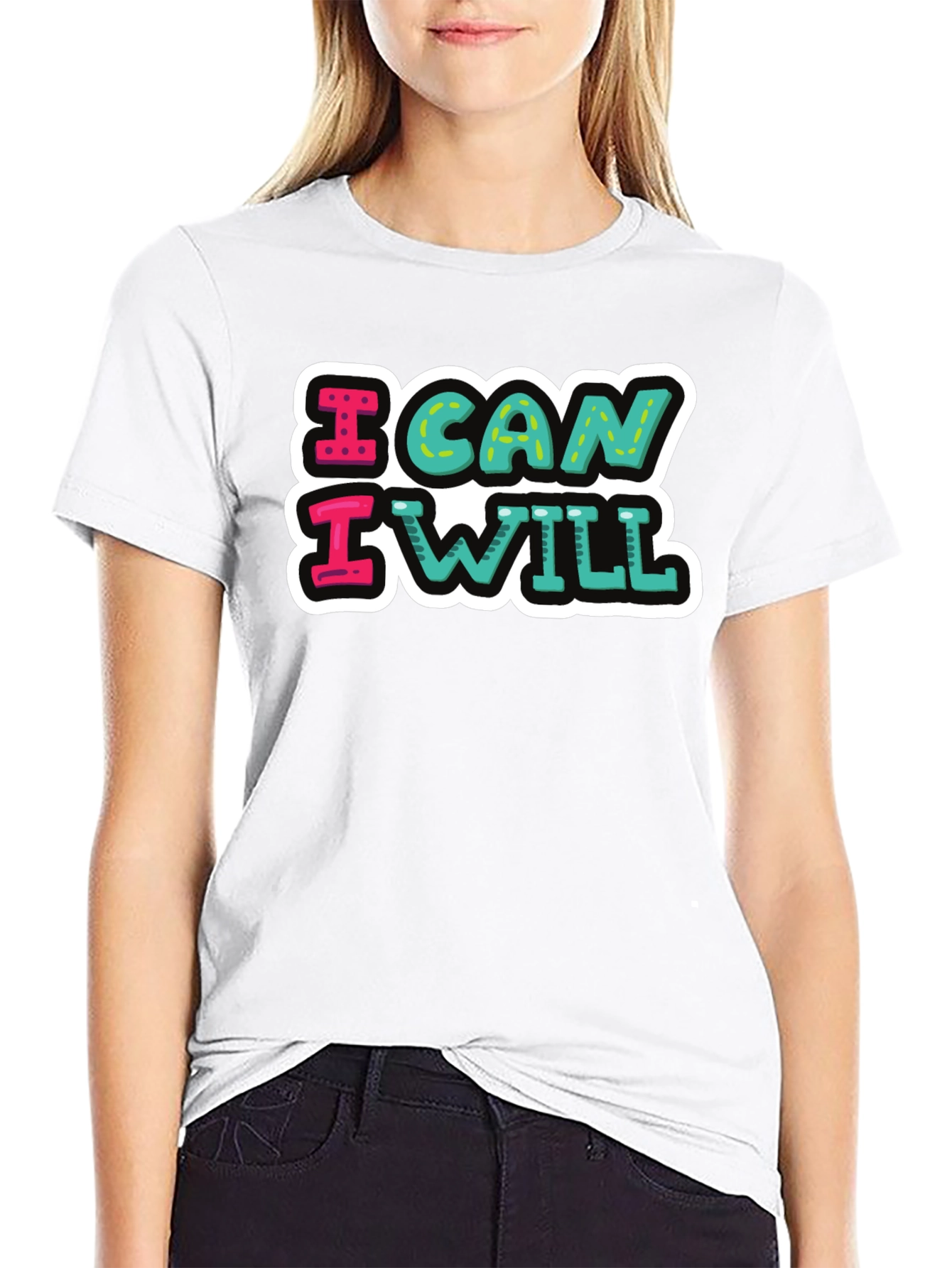I Can I Will Graphic Tee - Motivational T-Shirt