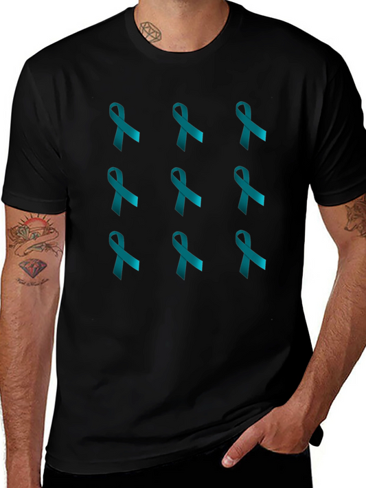 Teal Ribbon T-Shirt - Awareness & Support