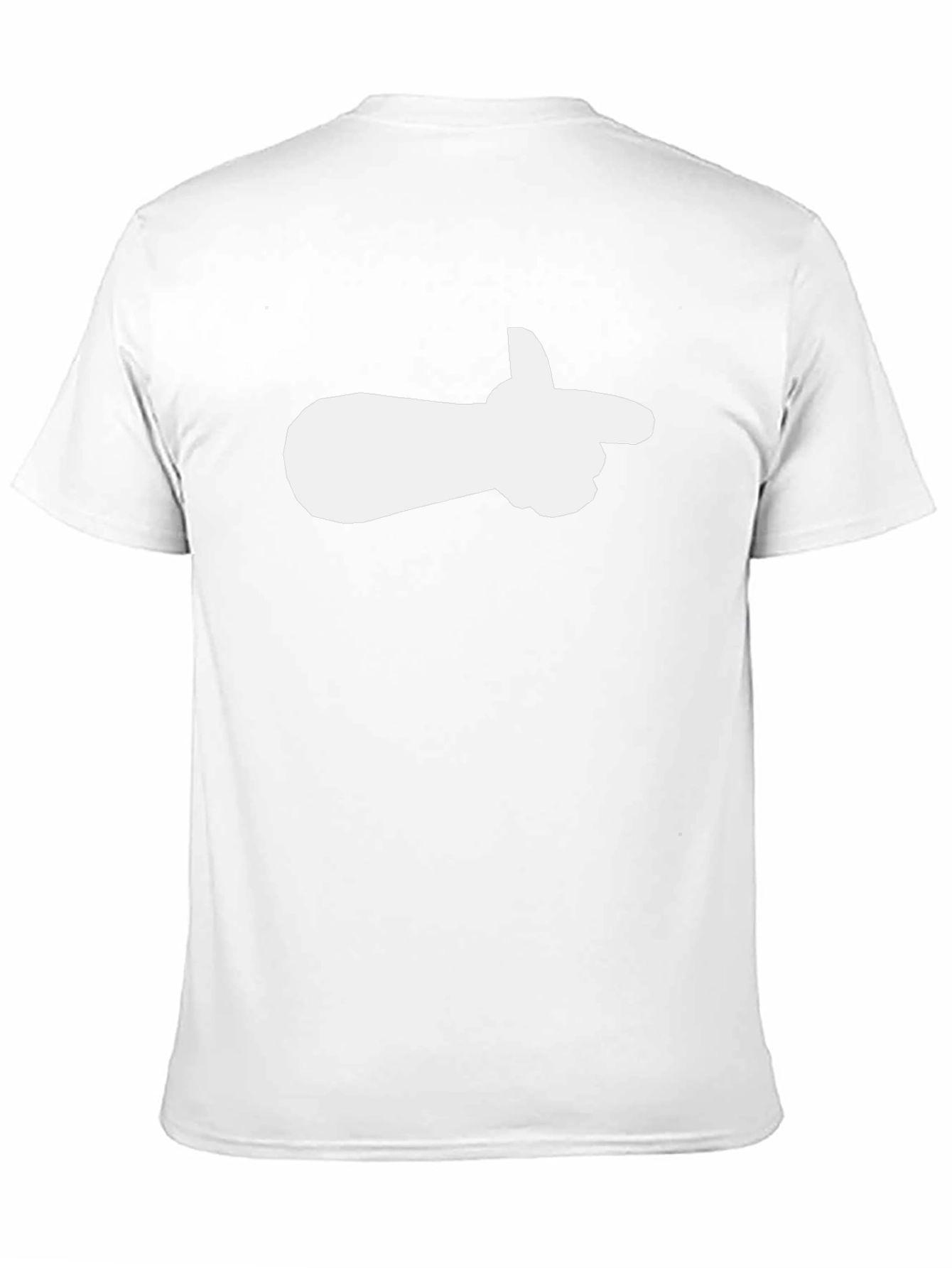 Black T-Shirt with Pointing Hand Graphic