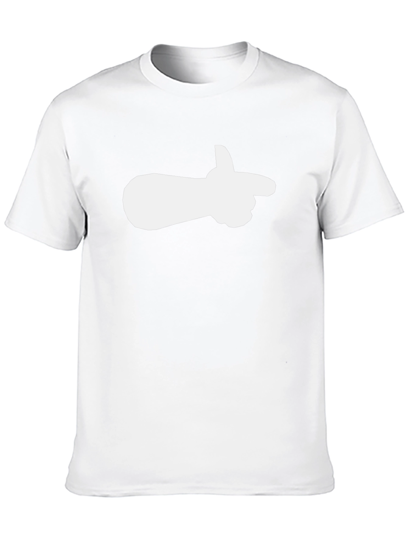 Black T-Shirt with Pointing Hand Graphic
