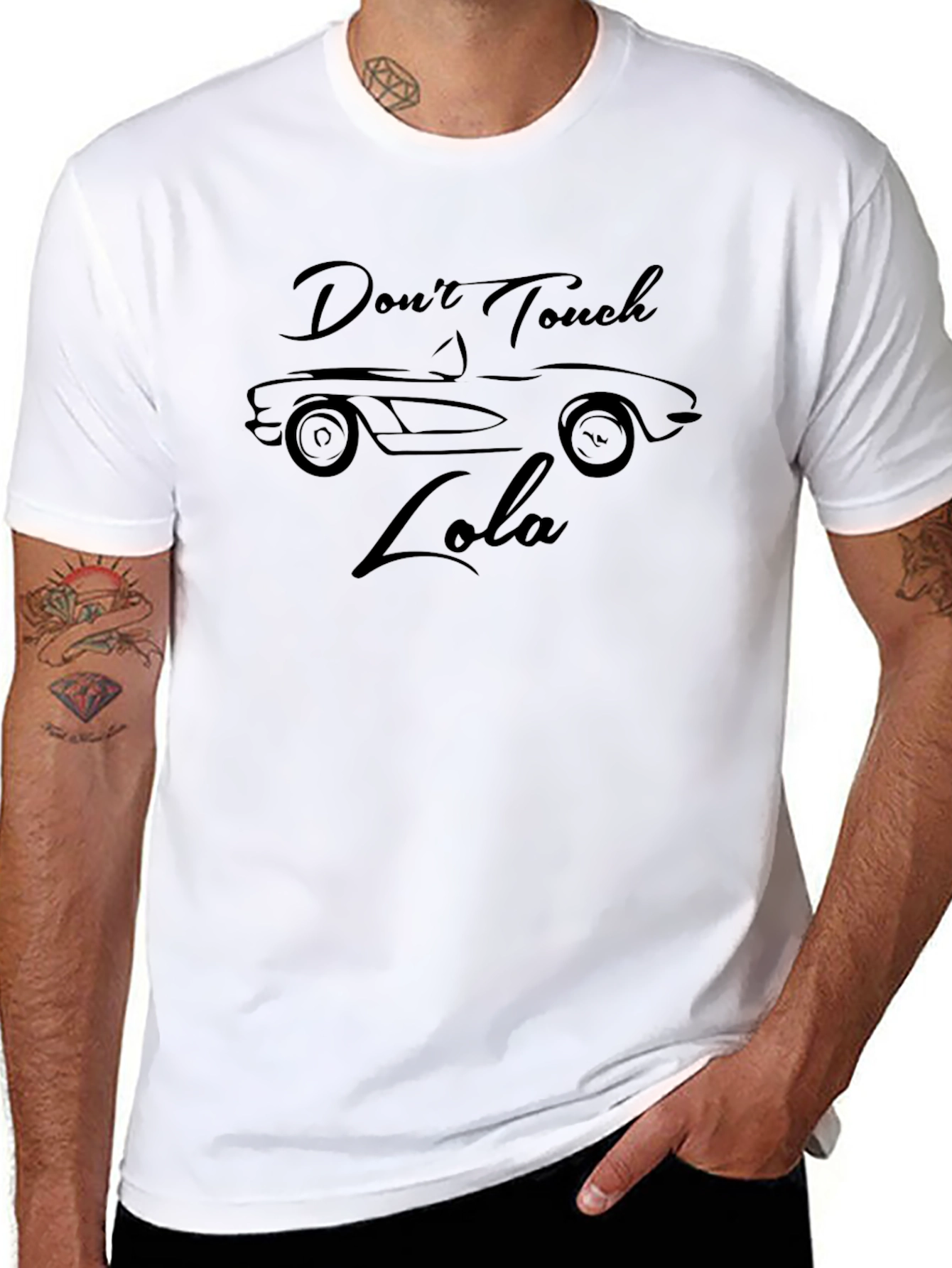 Dont Touch Lola T-Shirt - Classic Car Design