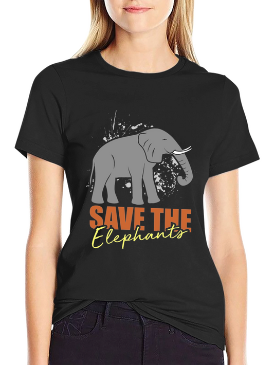 Save the Elephants Graphic T-Shirt
