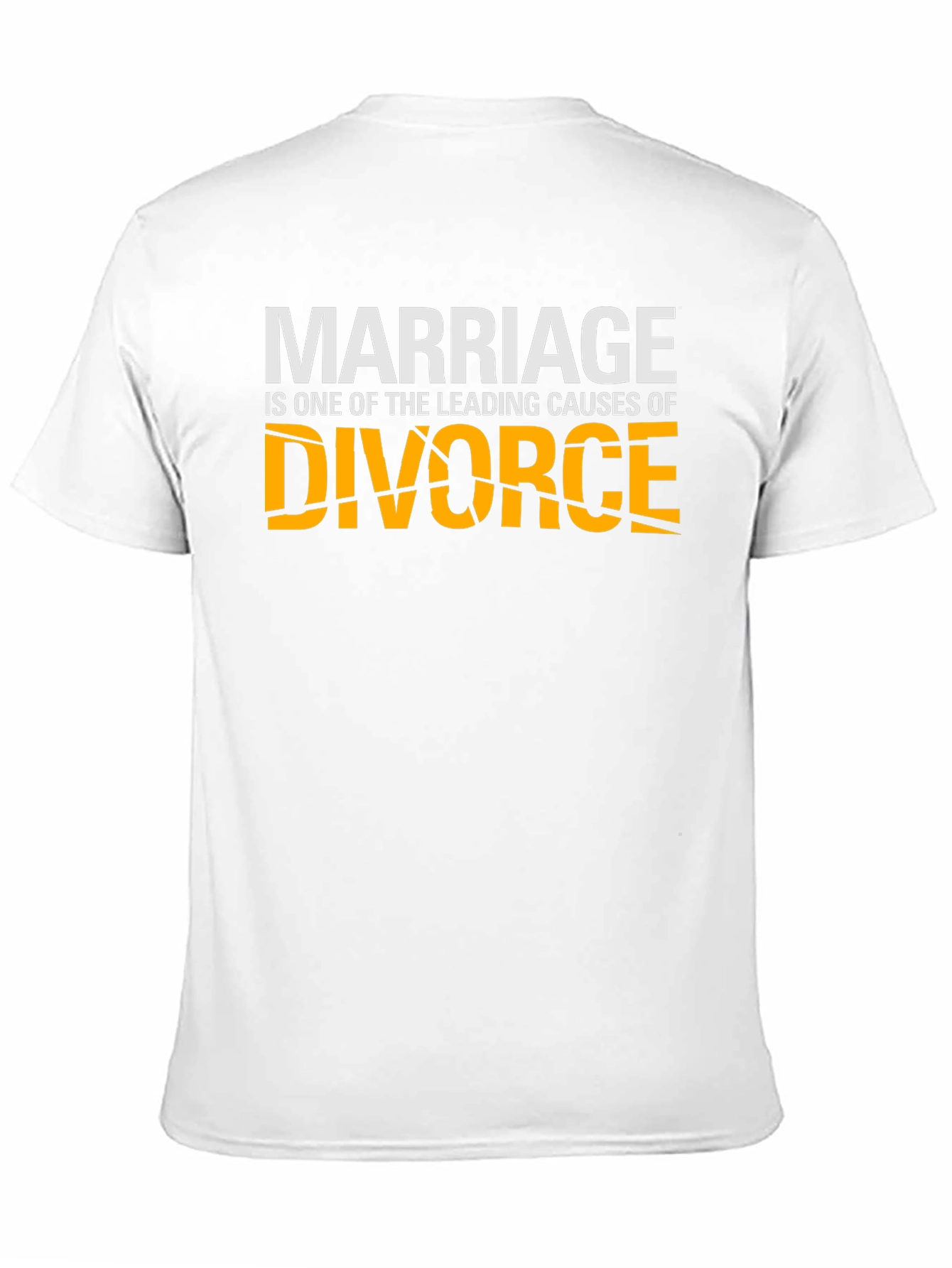 Marriage Divorce Graphic T-Shirt - Black