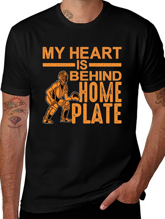 Heart Behind Home Plate Graphic Tee