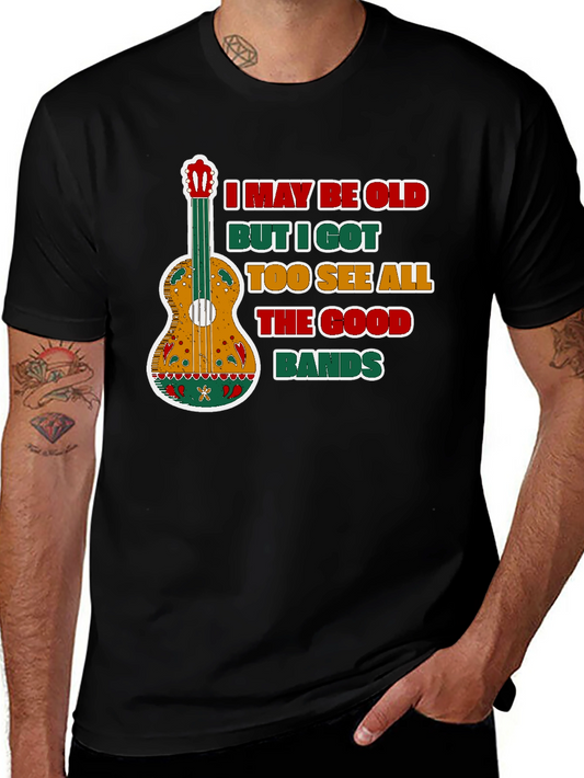 Funny Music Lover Guitar Graphic T-Shirt