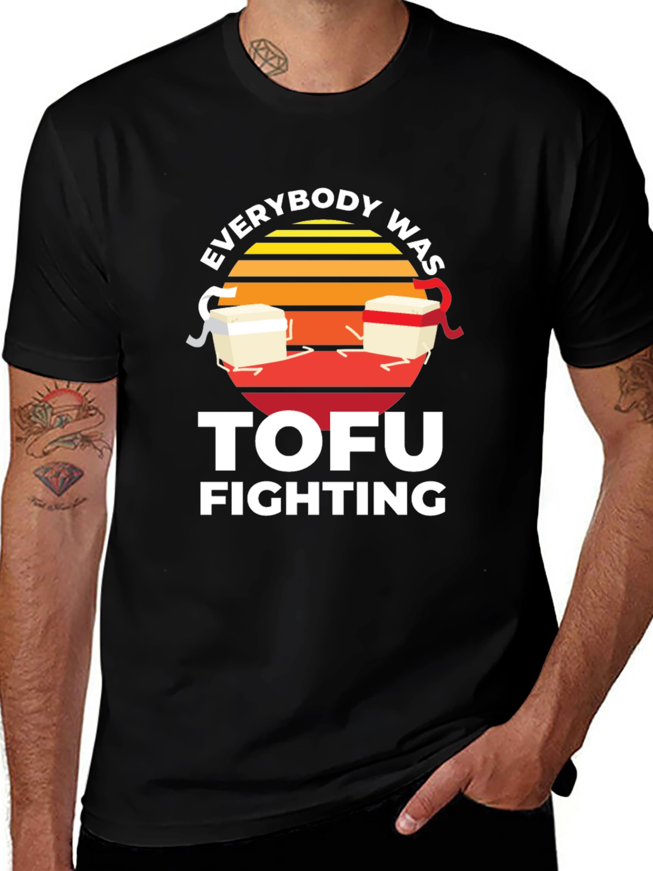 Everybody Was Tofu Fighting Graphic T-Shirt