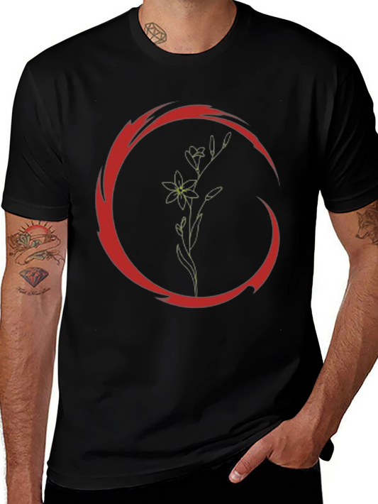 Floral Moon Graphic T-Shirt