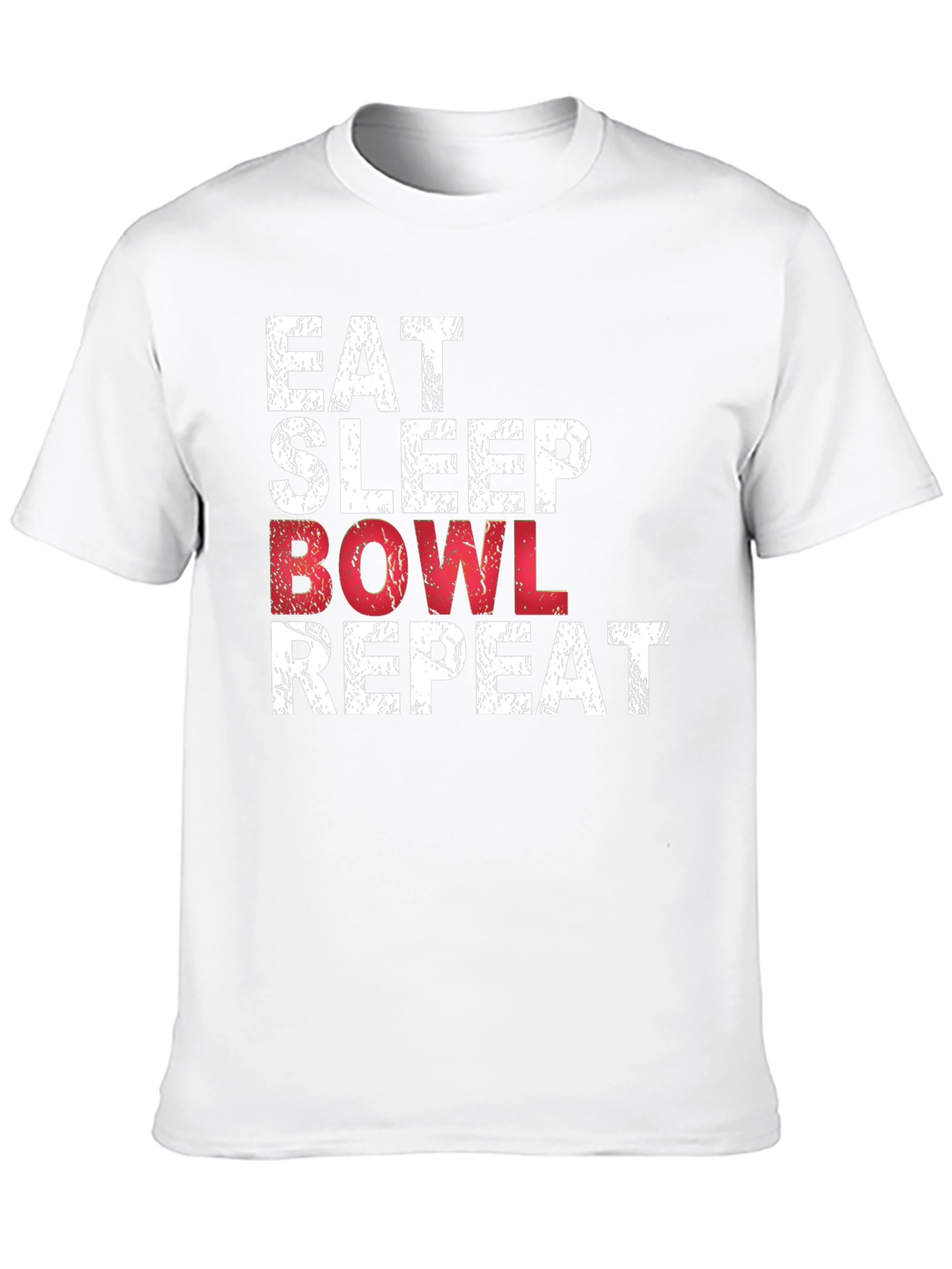 Eat Sleep Bowl Repeat Graphic T-Shirt