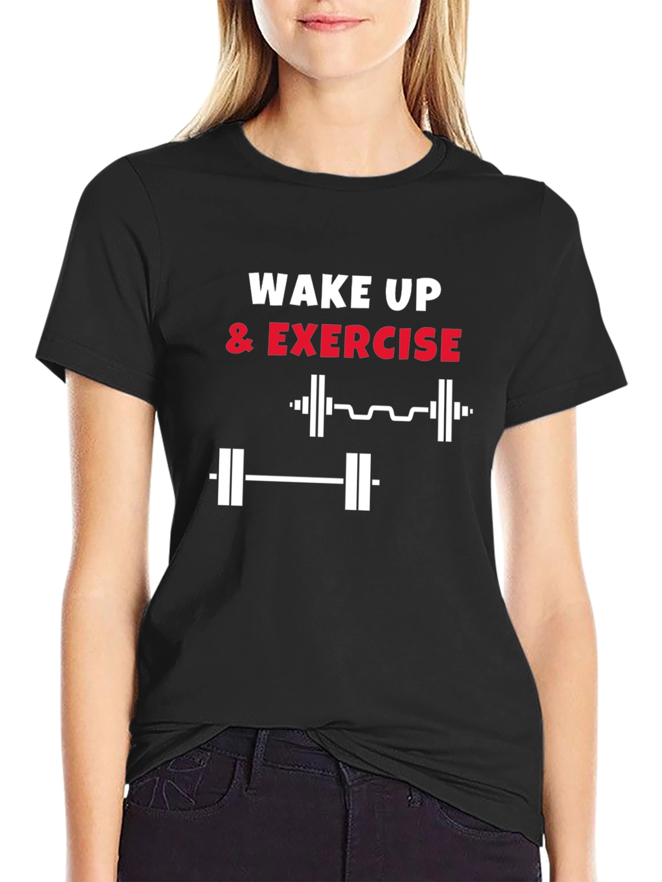 Wake Up & Exercise T-Shirt - Gym Motivation Tee