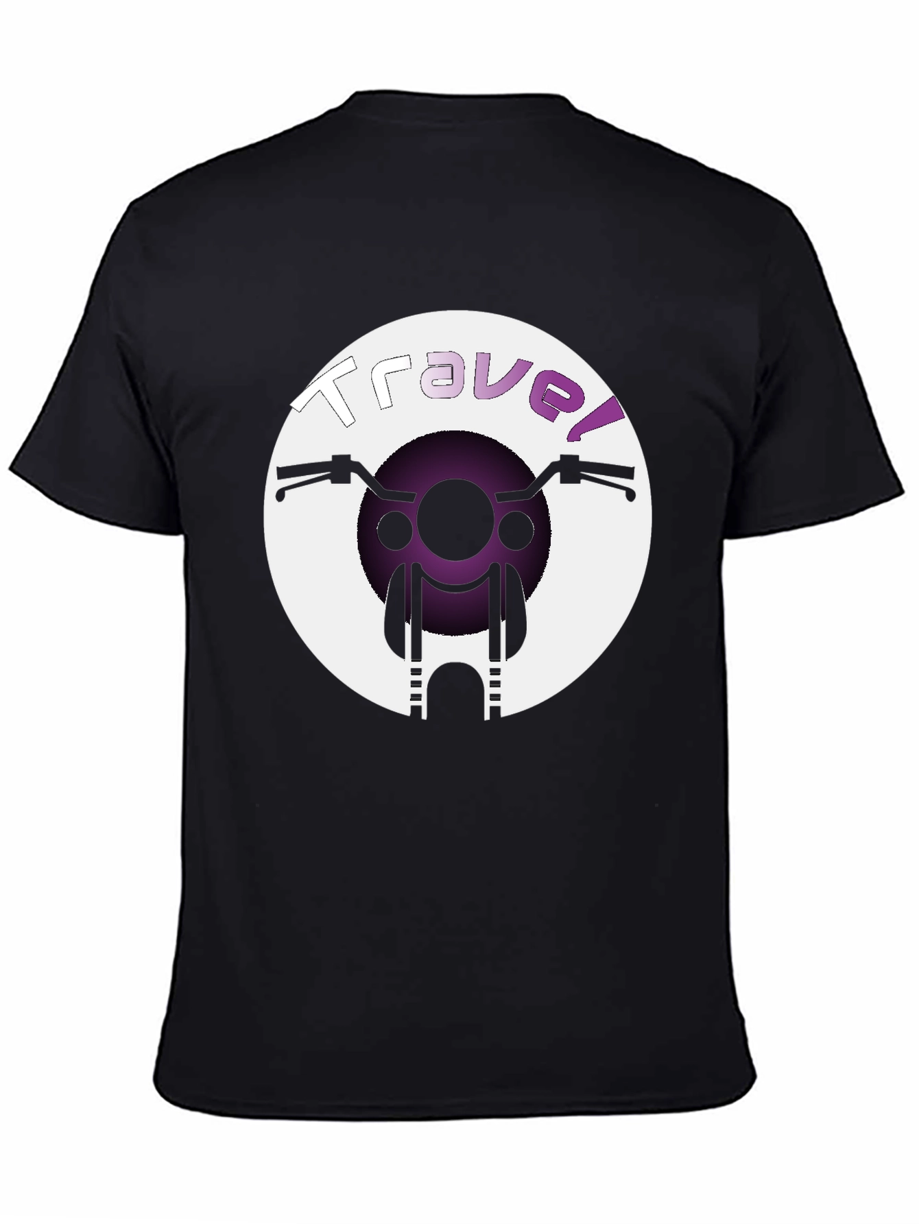 Travel Graphic T-Shirt - Motorcycle Design