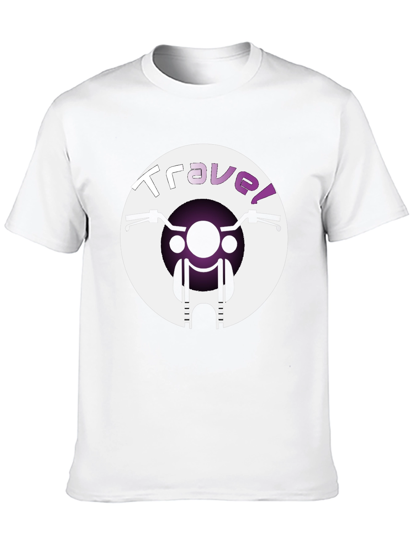 Travel Graphic T-Shirt - Motorcycle Design