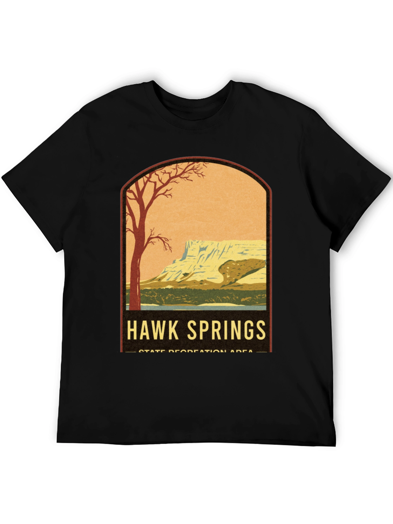 Hawk Springs Retro Graphic T-Shirt