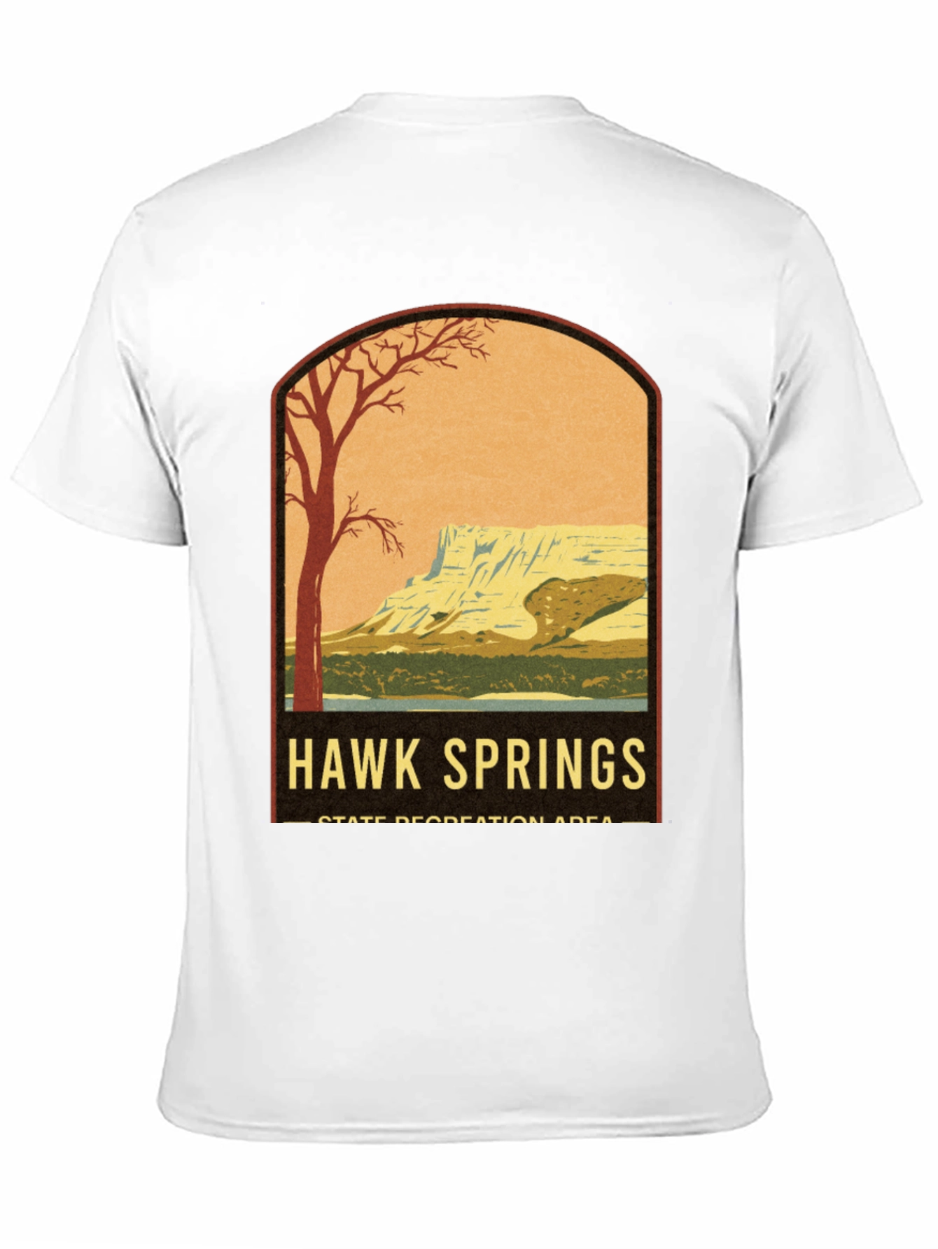 Hawk Springs Retro Graphic T-Shirt