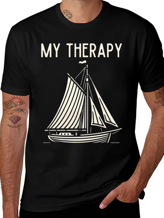 My Therapy Sailing T-Shirt - Boating Lover Tee