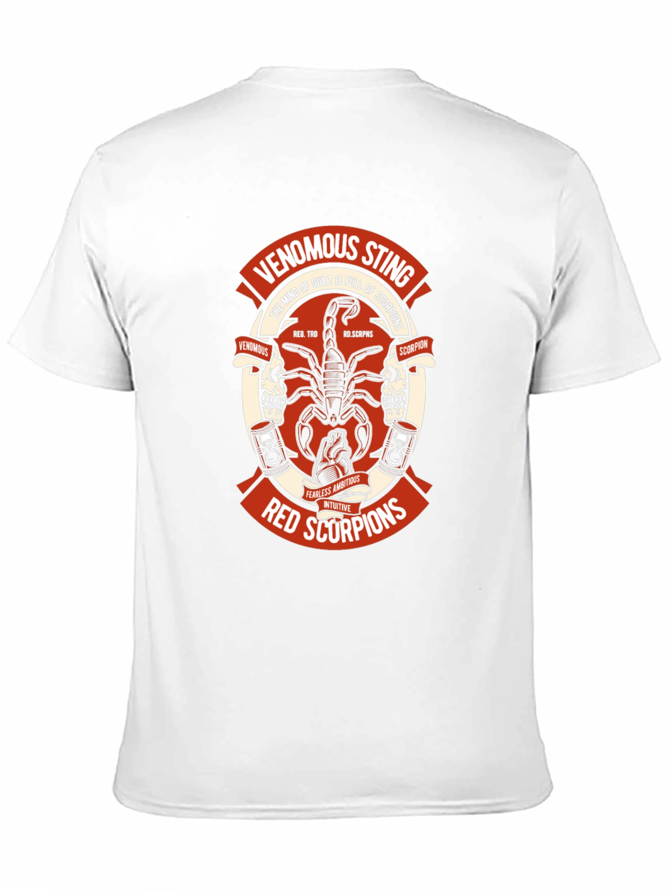 Red Scorpions Venomous Sting Graphic T-Shirt