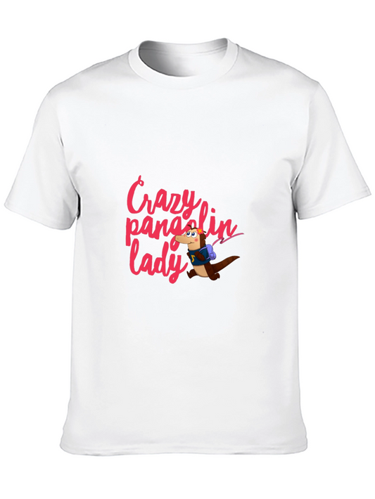 Crazy Pangolin Lady Graphic Tee