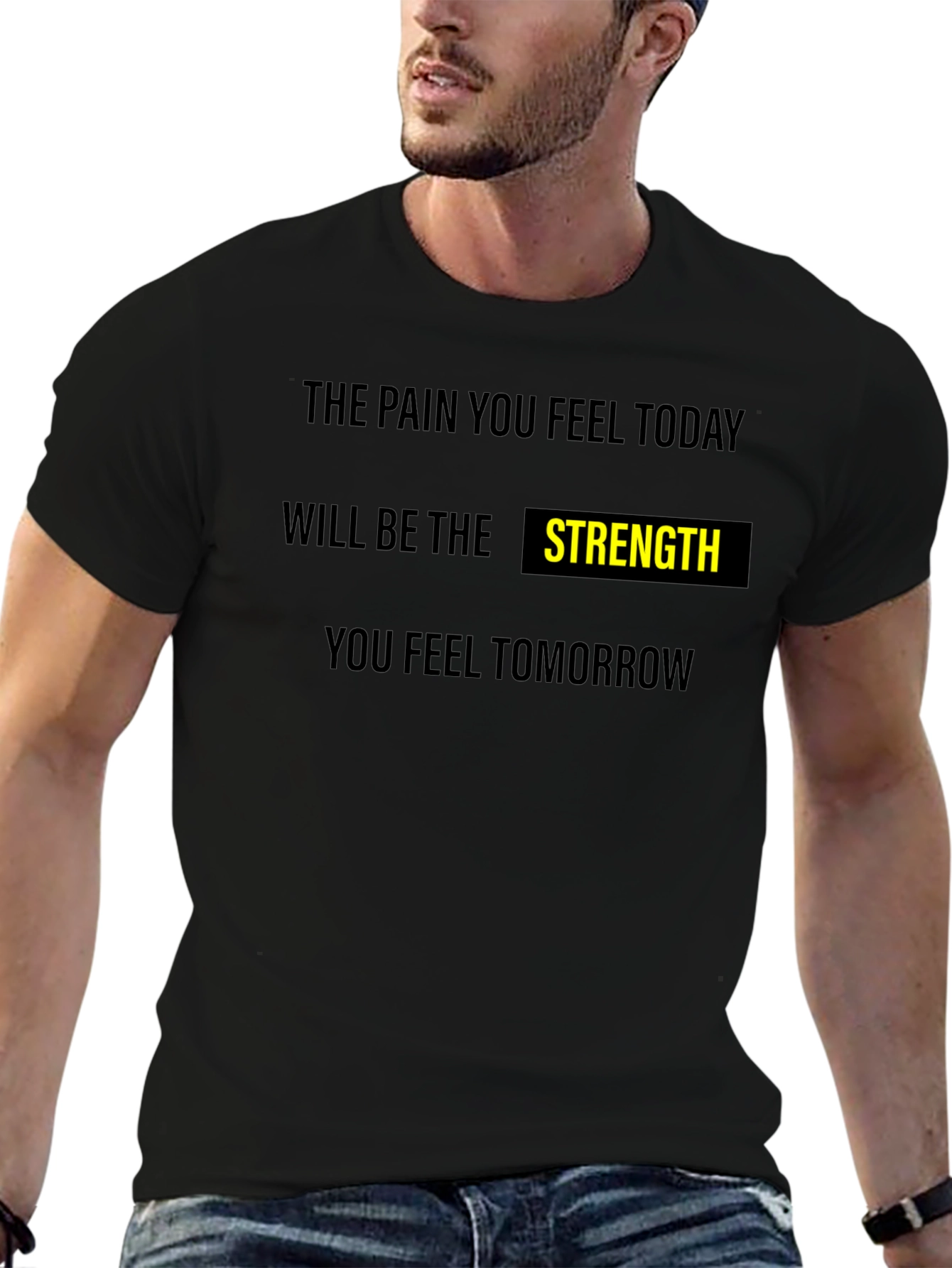Motivational Strength Graphic T-Shirt