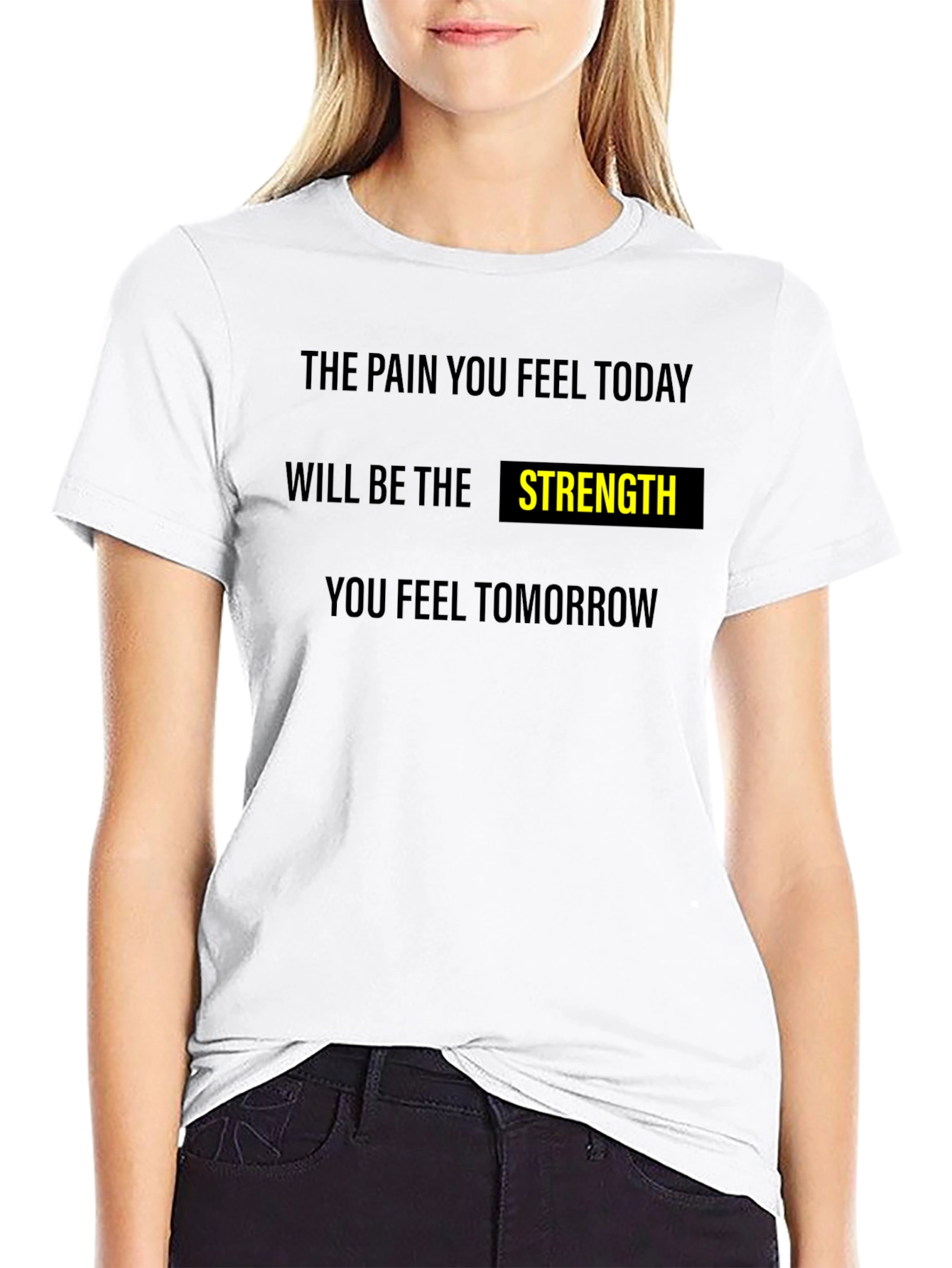 Motivational Strength Graphic T-Shirt